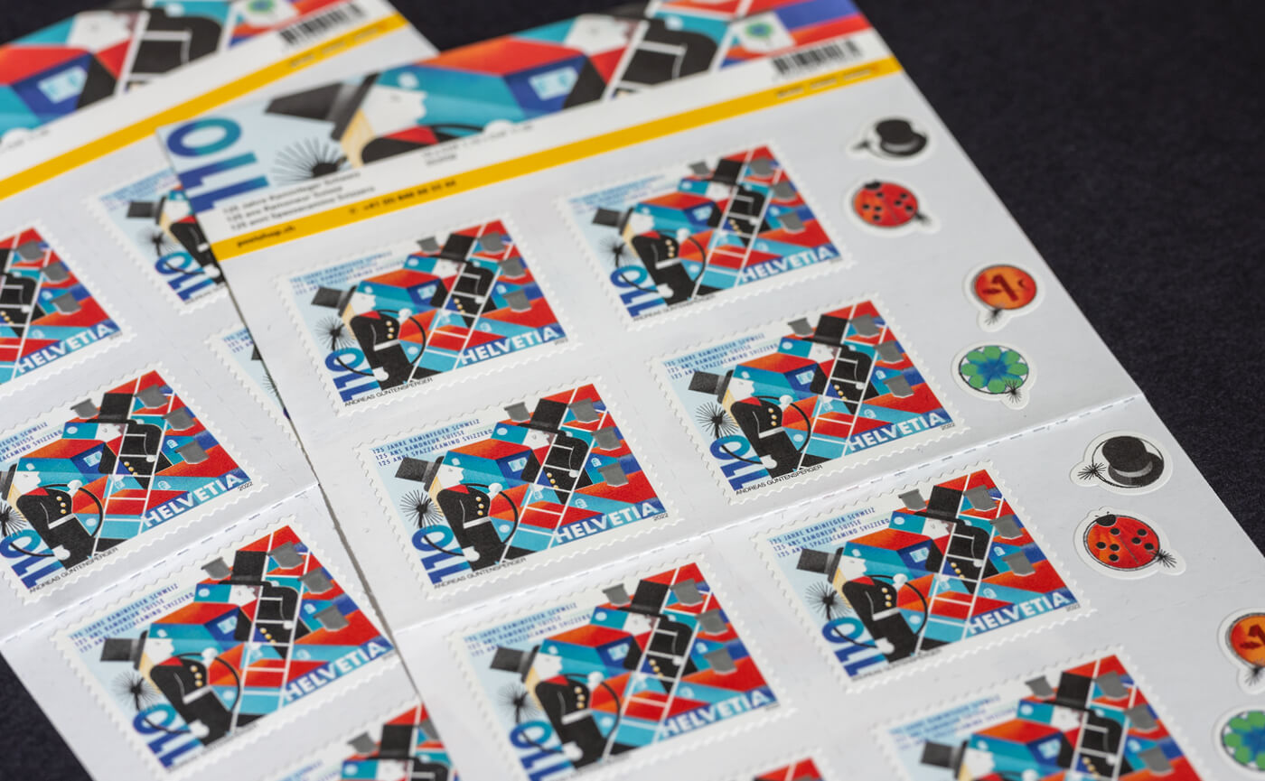 Kaminfeger Schweiz Briefmarke